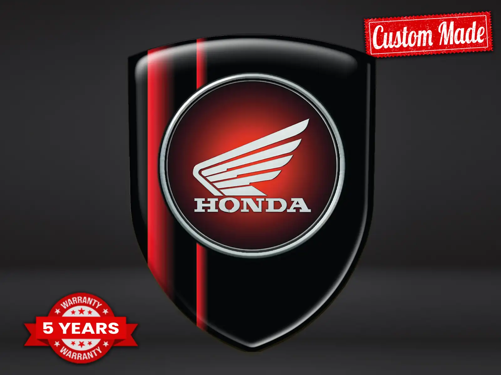 Honda Logosticker Edition Minimal Anpassbar Gedruckt